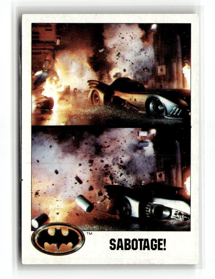 Carta Topps Batman il film 1989