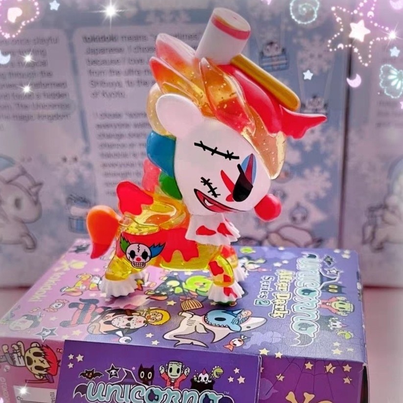 TOKIDOKI Unicorno Seires 2 After Dark Chaser Party Pooper Chase NUOVO