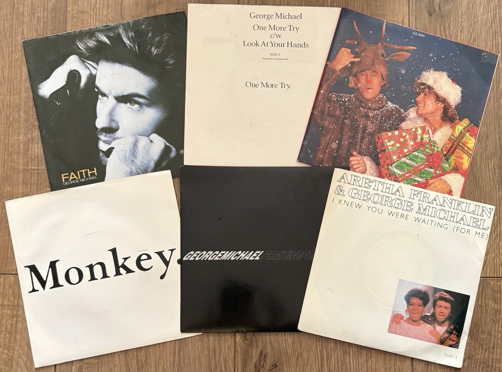 George Michael /Wham 6 X Vinyl 7” Single Job Lot Bundle Very Good Condition