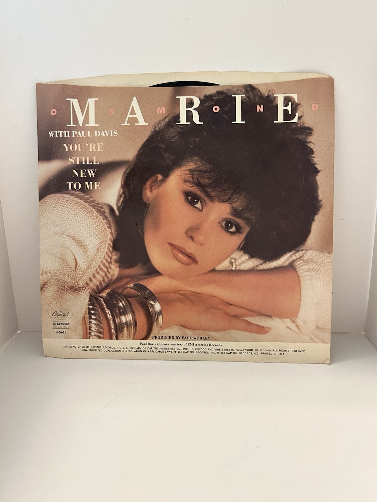 Marie Osmond Paul Davis You're Still New To Me/New Love 7" 45 RPM CAPITOL B-5613