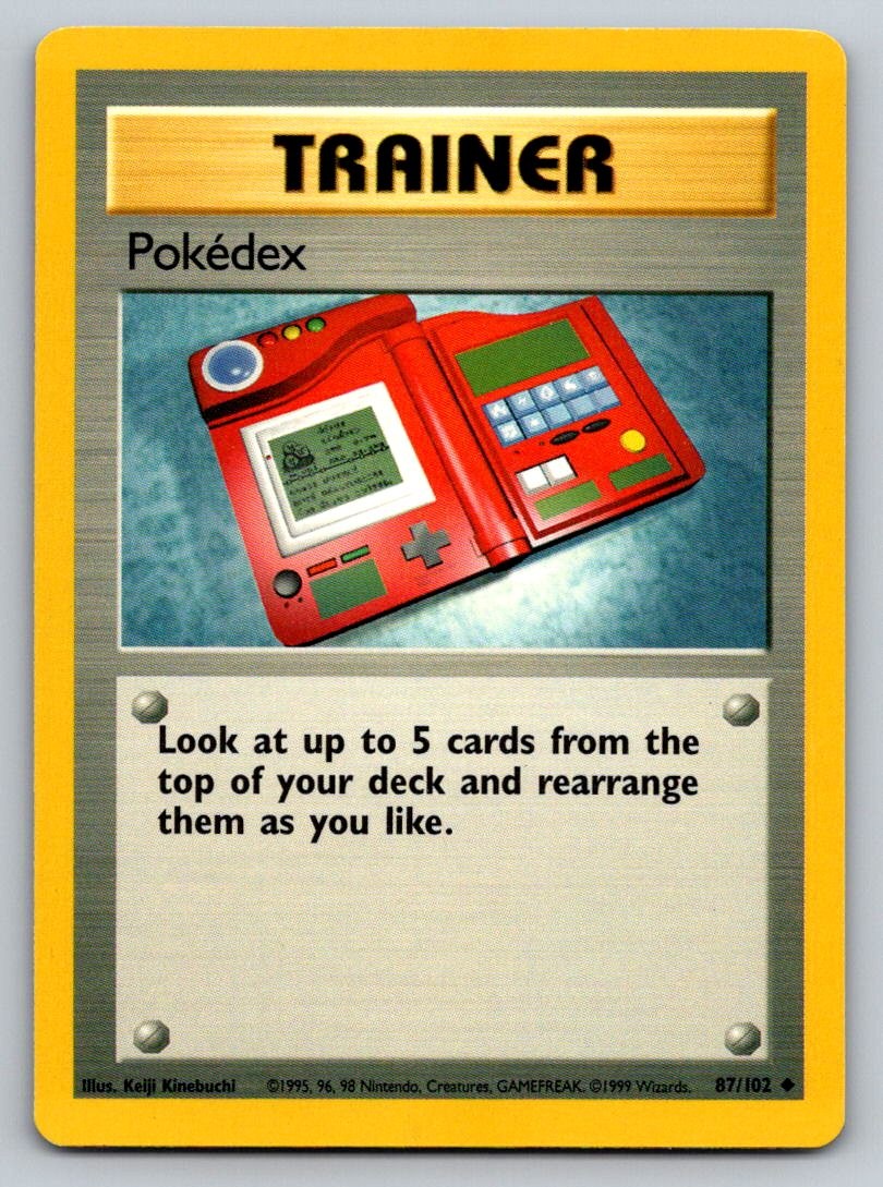 Pokedex 87/102 LP Base Set Unlimited Pokemon