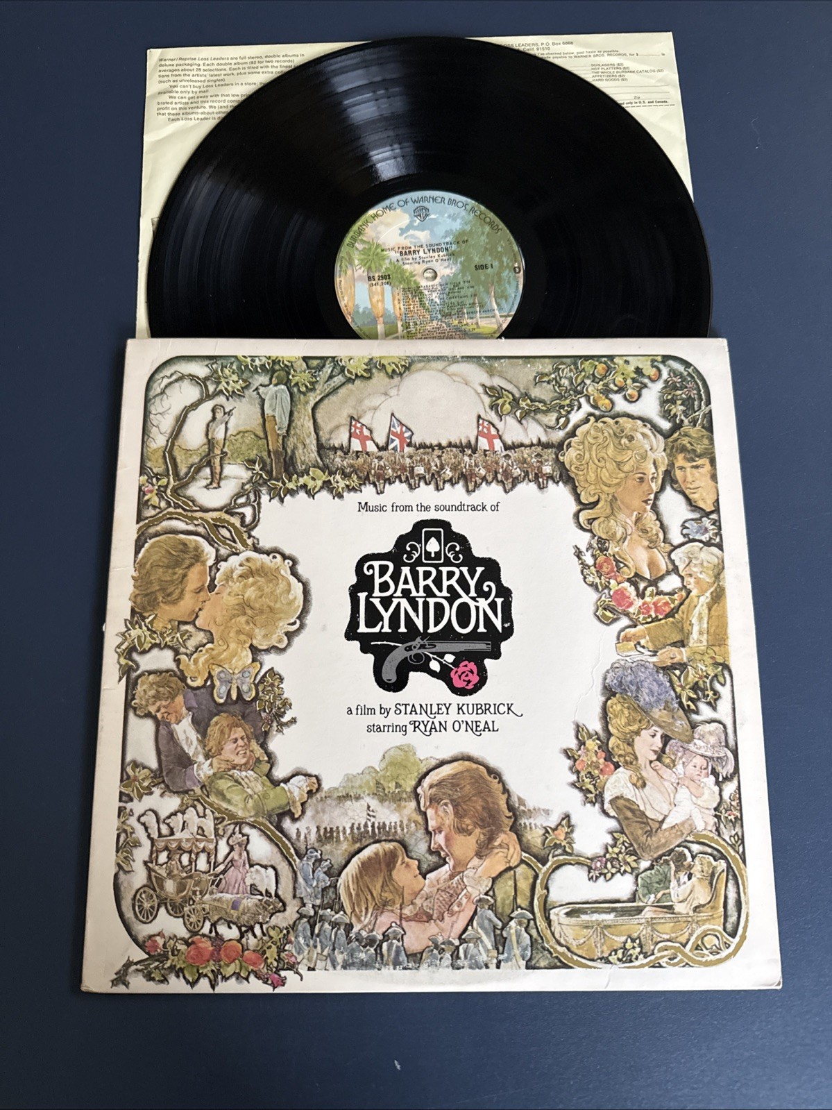 BARRY LYNDON - Soundtrack LP Vinyl VG+/VG+ 
