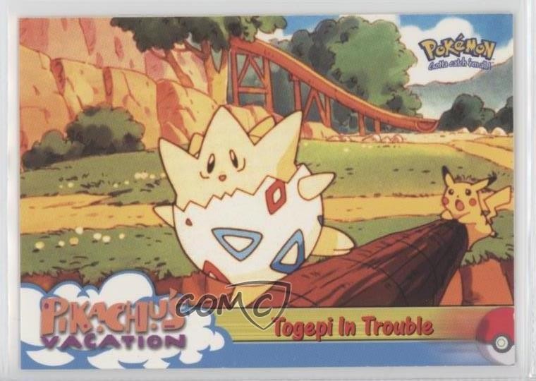 Togepi in Trouble 2nd Printing (Black Topps Logo) #45 1999 07rd