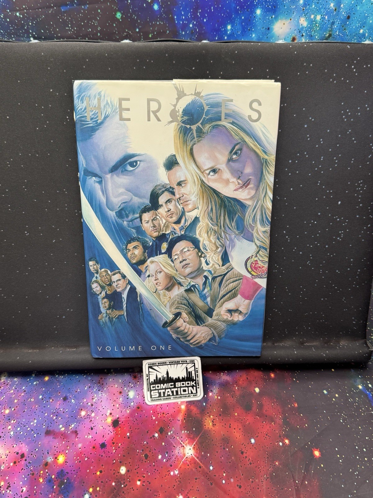 Heroes Vol 1 2007 DC Wildstorm Raw NBC firmato Tim vendita copertina rigida TC