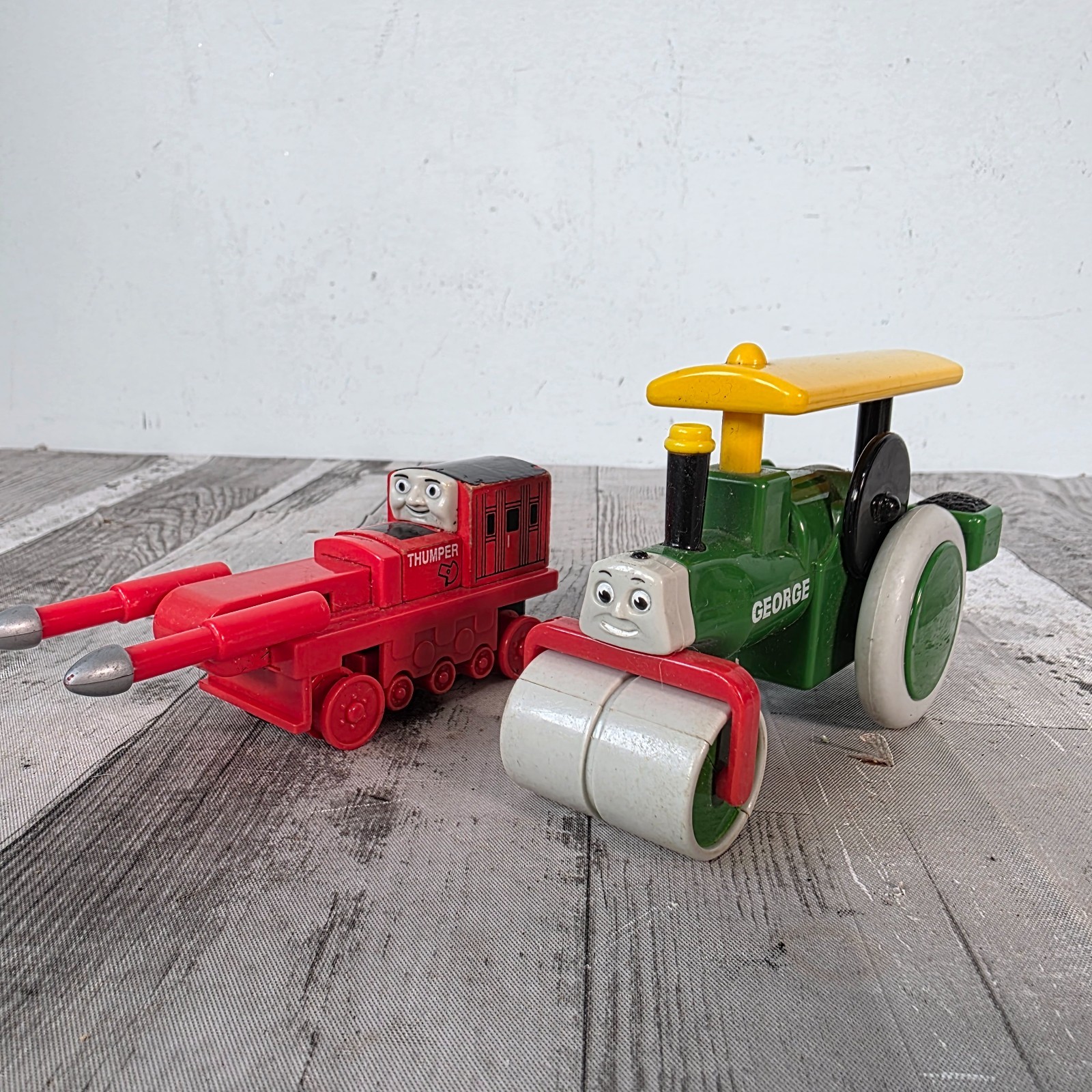 Vintage Golden Bear 2001 Thomas The Tank Engine George & Learning curva Thumper