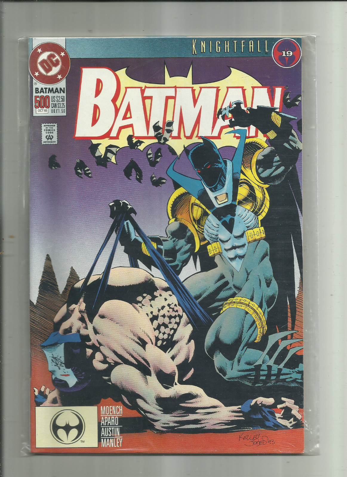 Batman .  # 500  . Knightfall .  DC Comics .