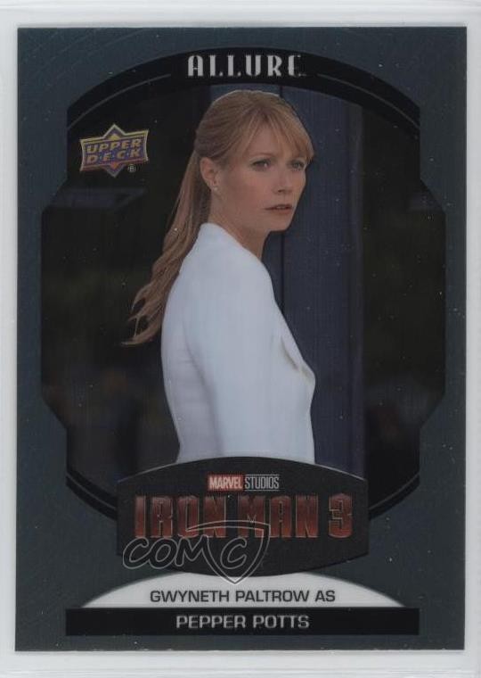 Upper Deck 2022 Marvel Allure Steel as Pepper Potts Gwyneth Paltrow #17 0cq4