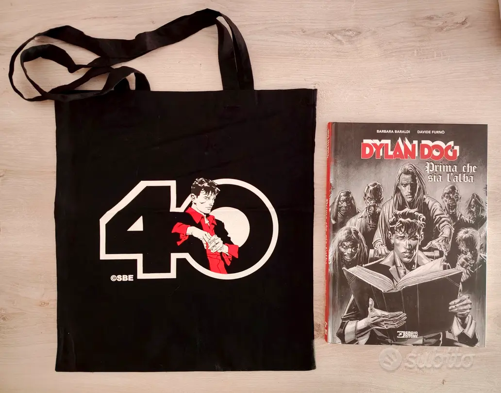 Dylan Dog cartonato  più shopper 40 anni
