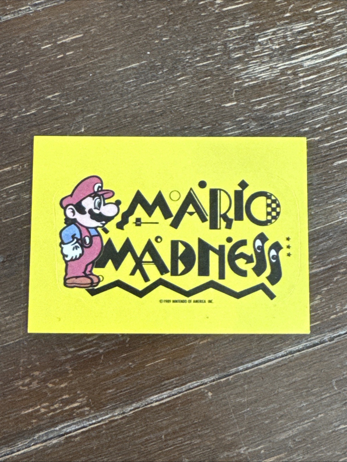 1989 Topps Nintendo Mario Madness #21, Pack Fresh, NM-MT/MT