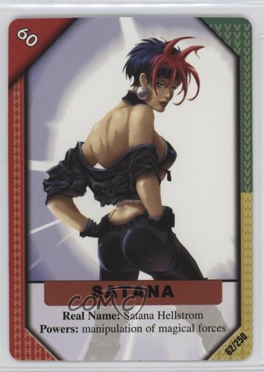 2001 Marvel ReCharge CCG: Edizione Inaugurale Satana #62 2rz