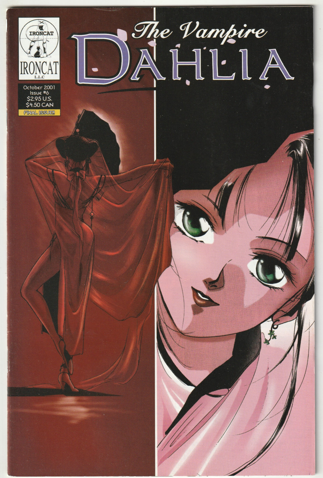 ✪ THE VAMPIRE DAHLIA #6, Ironcat/Akita 2001 US-MANGA COMICHEFT TOP Z1