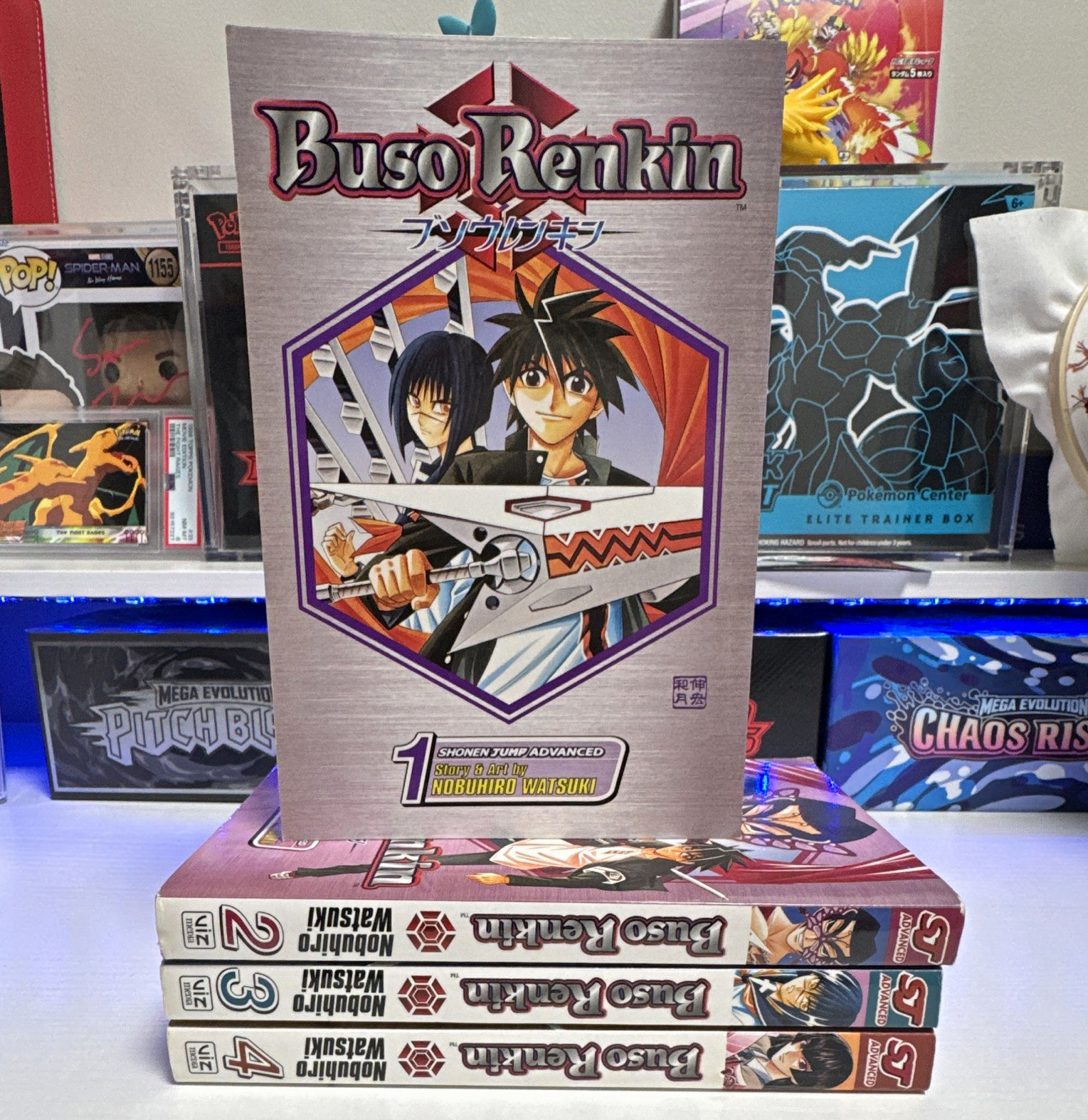 Lotto manga Buso Renkin vol 1-4 commercio inglese PB Nobuhiro Watsuki VIZ