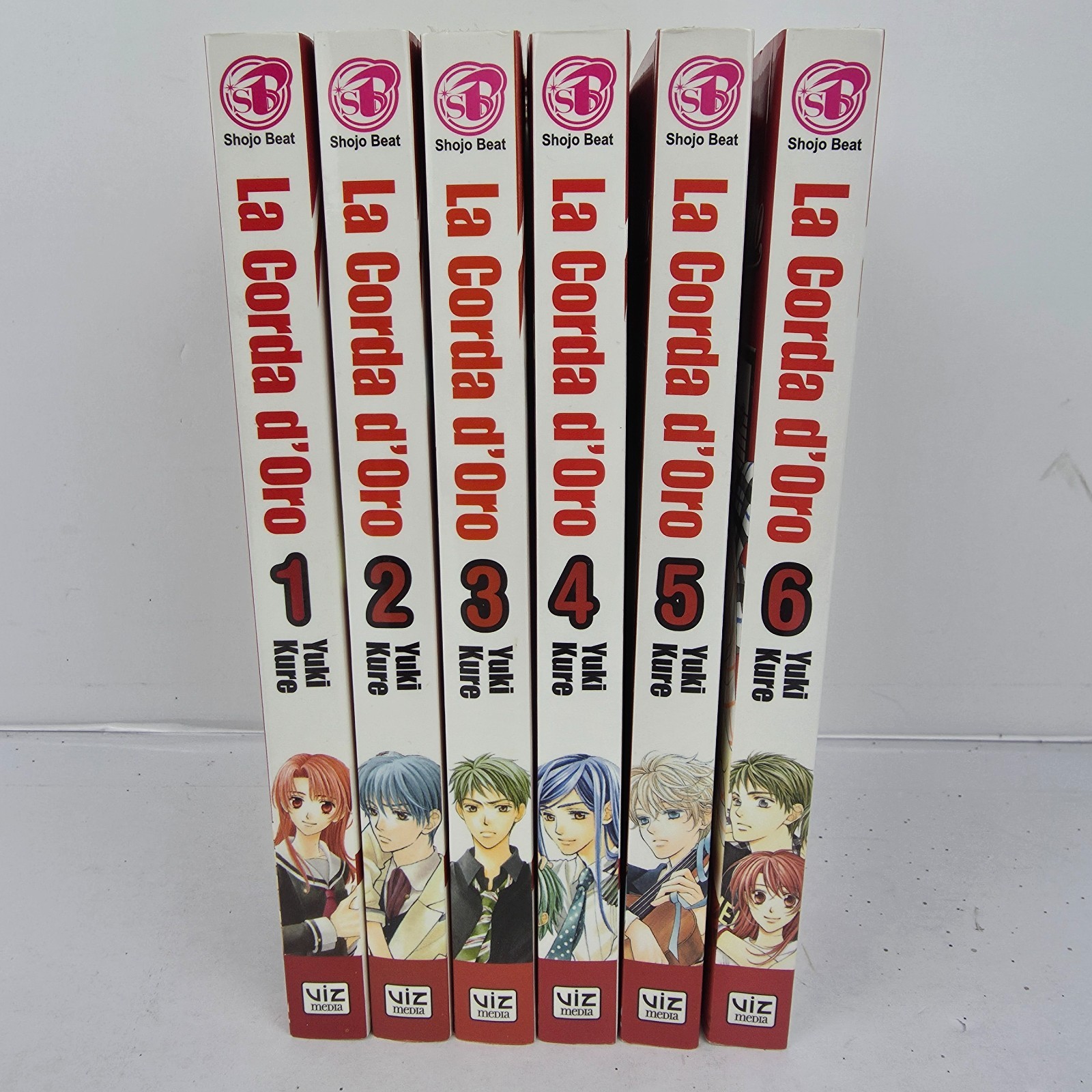 La Corda d'Oro Manga Vol 1-6 Lotto Yuki Kure Shojo Beat Viz Media Inglese