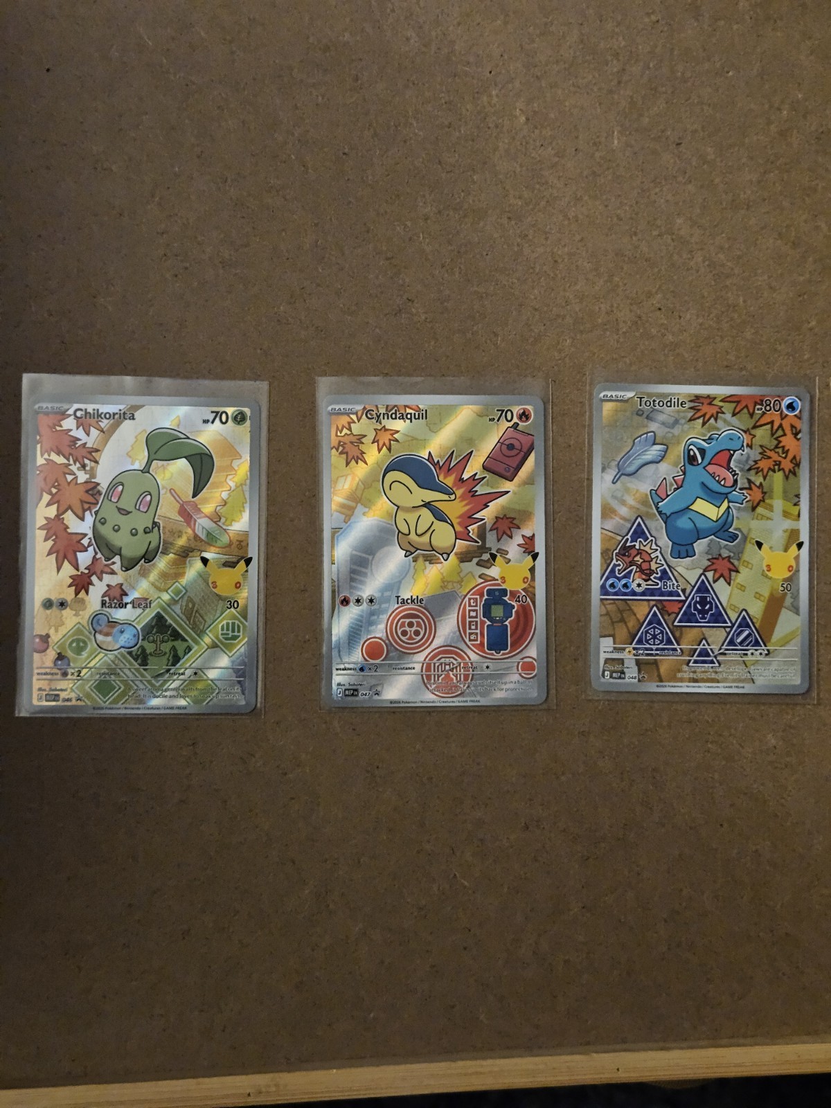 Pokemon TCG: First Partner Illustration Collection Series 2 - JOHTO GEN 2 set