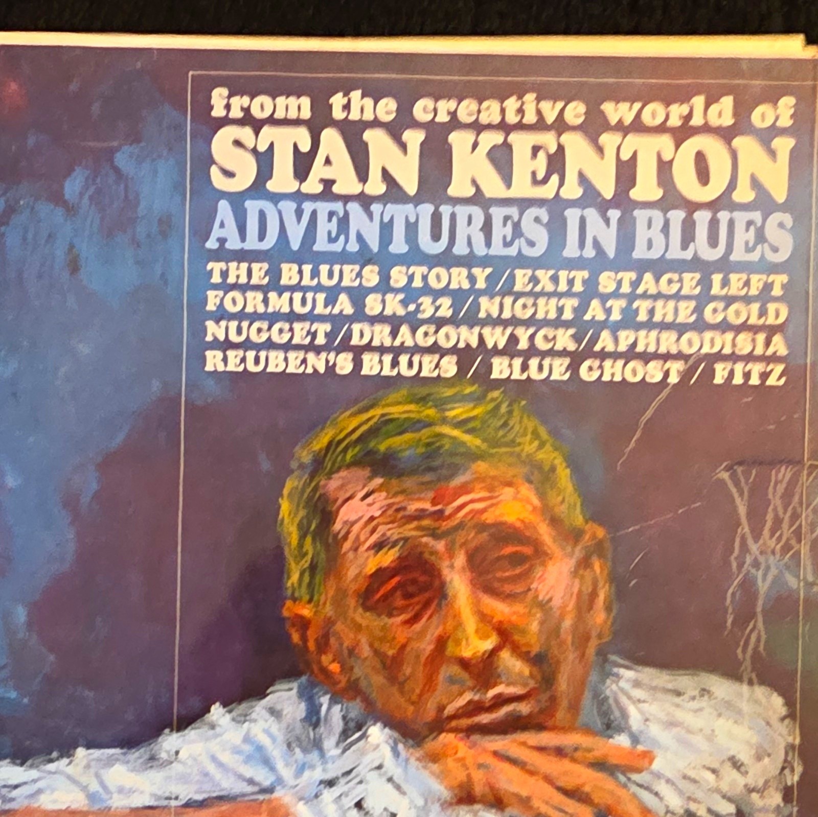Stan Kenton & His Orchestra Adventures In Blues LP 12" Stereo Capitol ST 1985