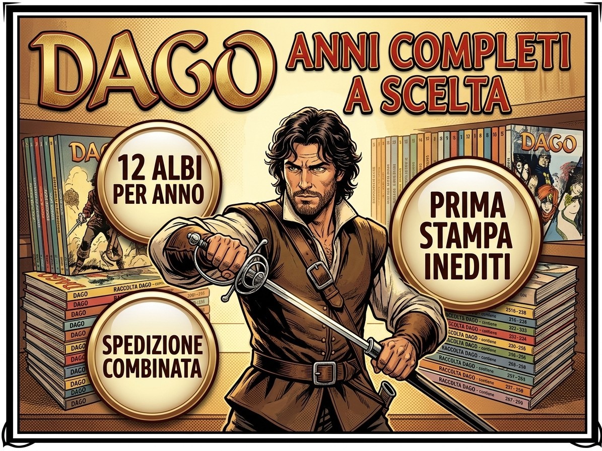 DAGO EURA AUREA - ANNI COMPLETI A SCELTA (12 Albi) Prima Stampa Inediti