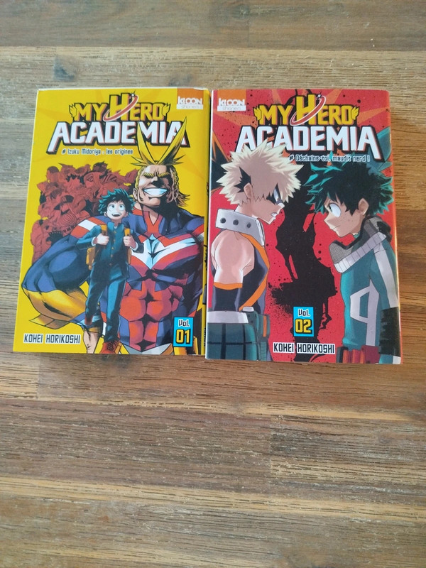 My hero academmia tome 1 et 2