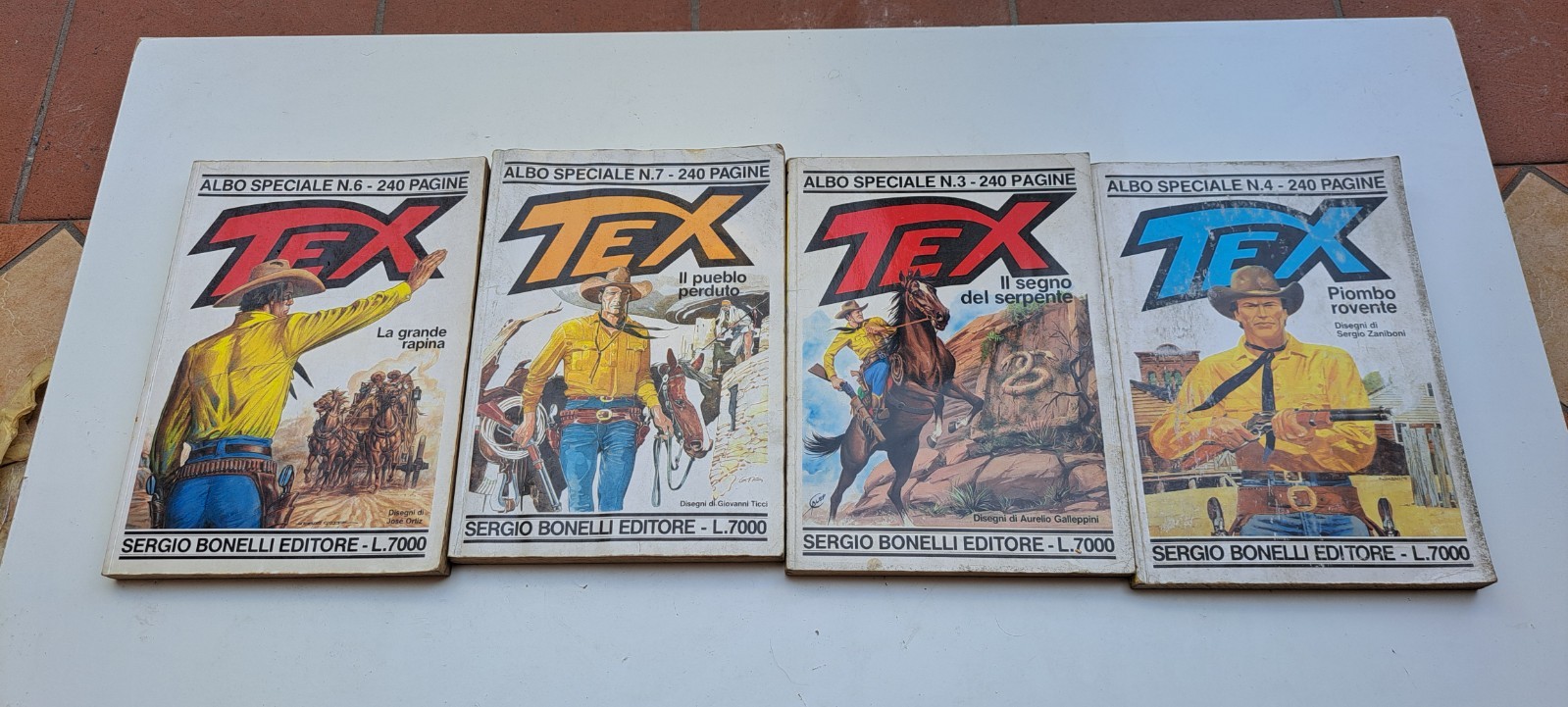 Tex (Bonelli) Albi Speciali – Volumi Vintage Anni 90 - 15 euro Lotto composto d