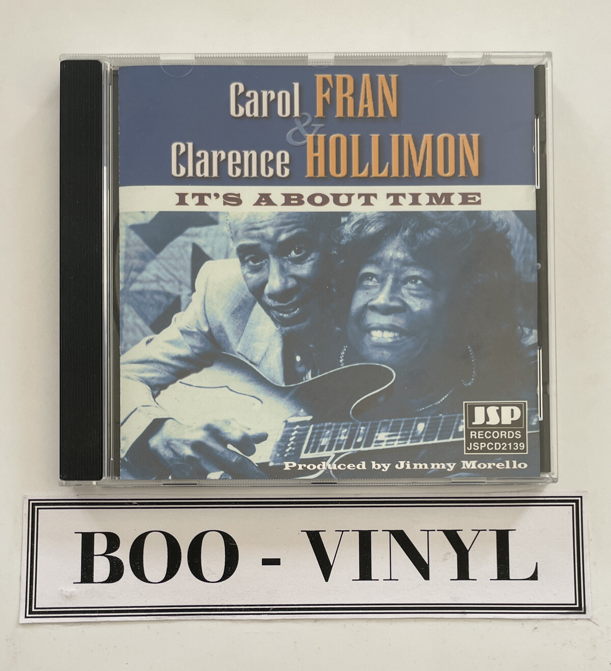 Carol Fran & Clarence Hollimon : It's About Time CD album chicago blues NM / M