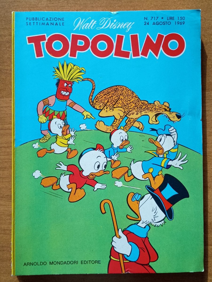 TOPOLINO LIBRETTO N. 717 DEL 24 AGOSTO 1969 CON PUNTI E GIOCHI NON SVOLTI