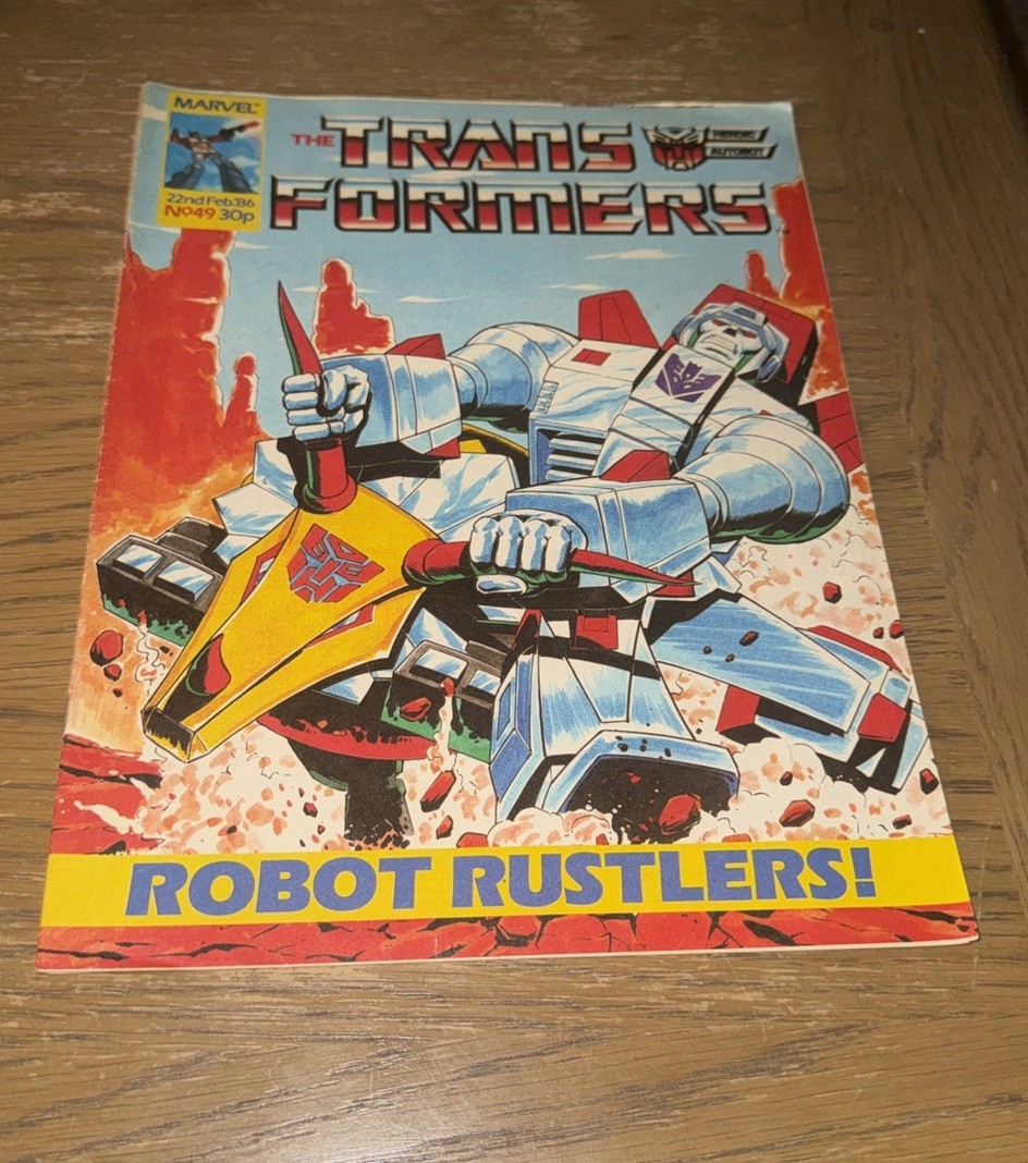 Transformers UK #49 Marvel UK  1986 Comic British Weekly