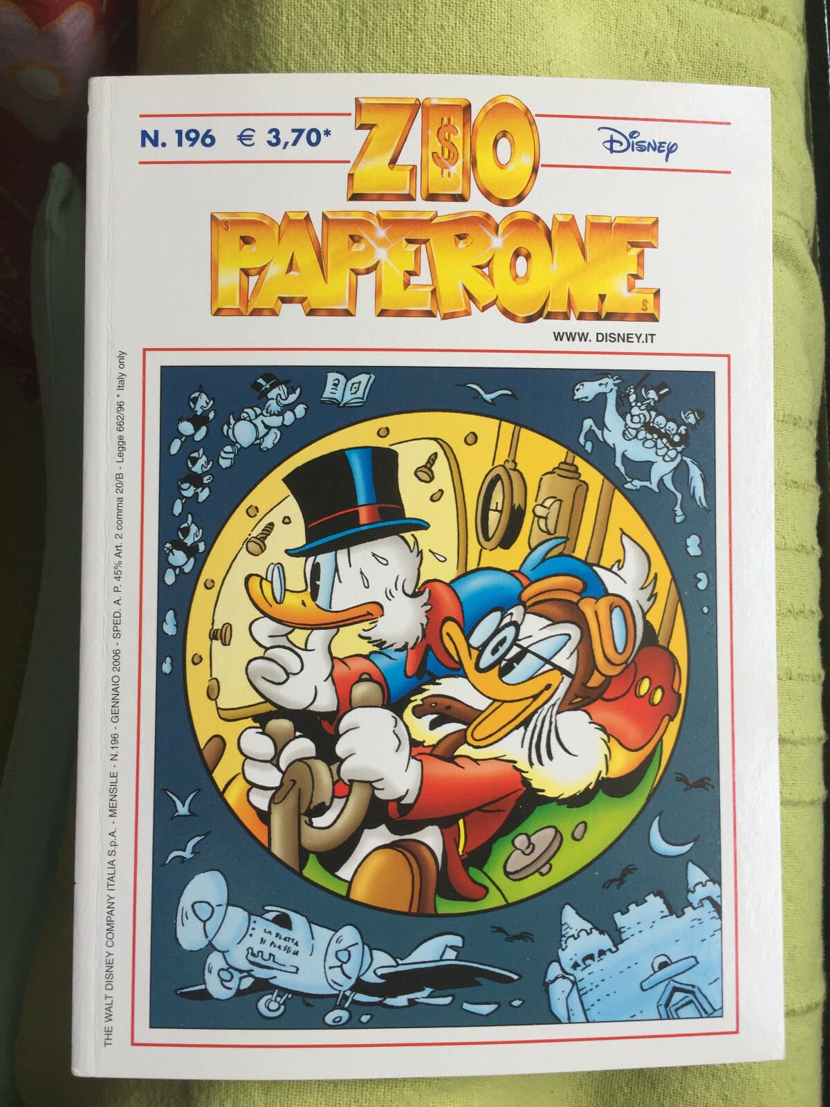 ZIO PAPERONE N° 196, GENNAIO 2006, PERFETTO DA EDICOLA!