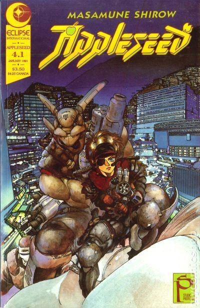 Libro Appleseed 4 #1 FN 6.0 1991 Immagine Stock