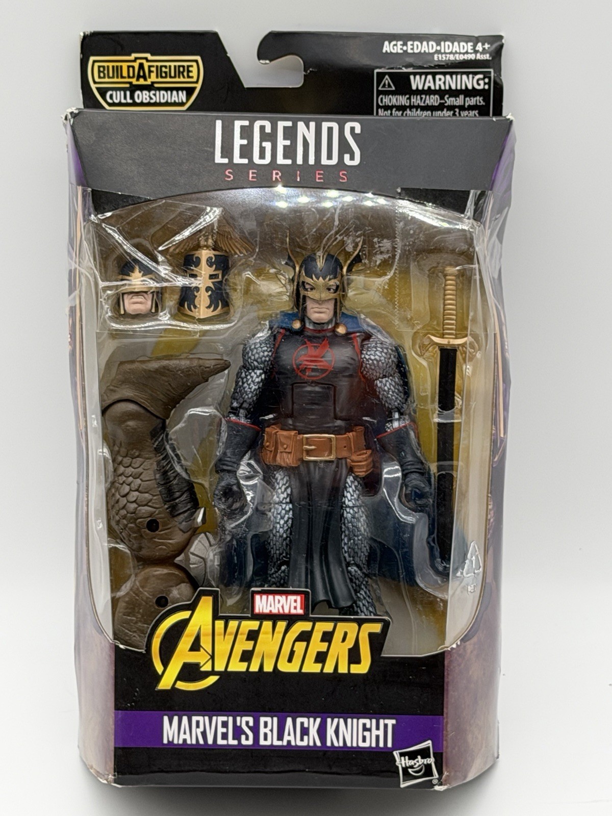 Black Knight  BAF Cull Obsidian Marvel Legends 6” Action Figure