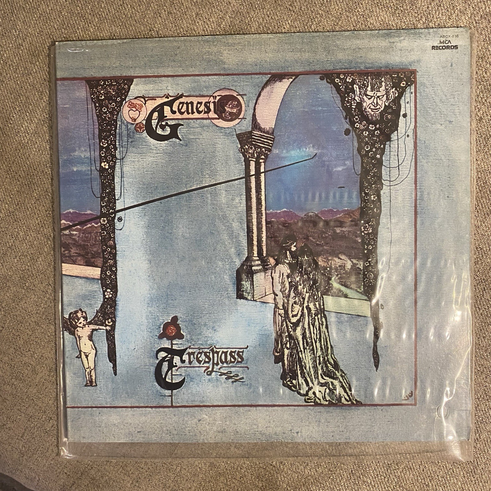 Genesis Trespass Lp 1970 Vinyl Record Gatefold VG+ Album Peter Gabriel