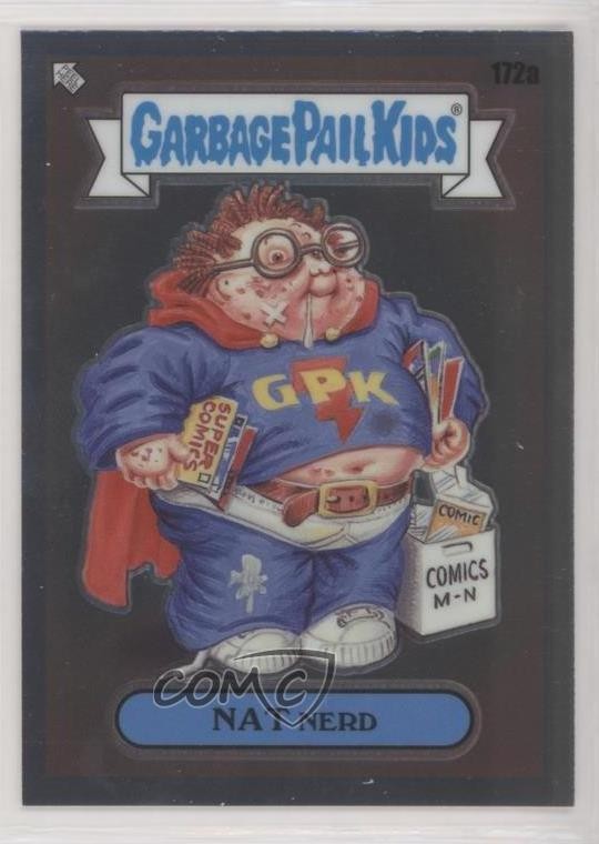 2022 Topps Chrome Spazzatura Secchio Bambini Originale Serie 5 Nat Nerd #172a 0c3