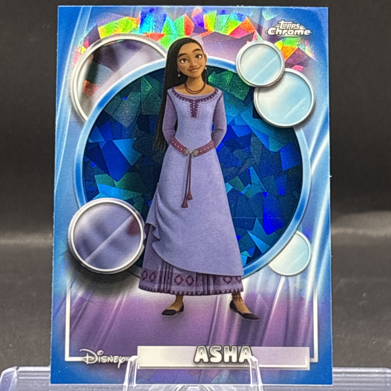Asha - 2026 Topps Chrome Disney Sapphire #43