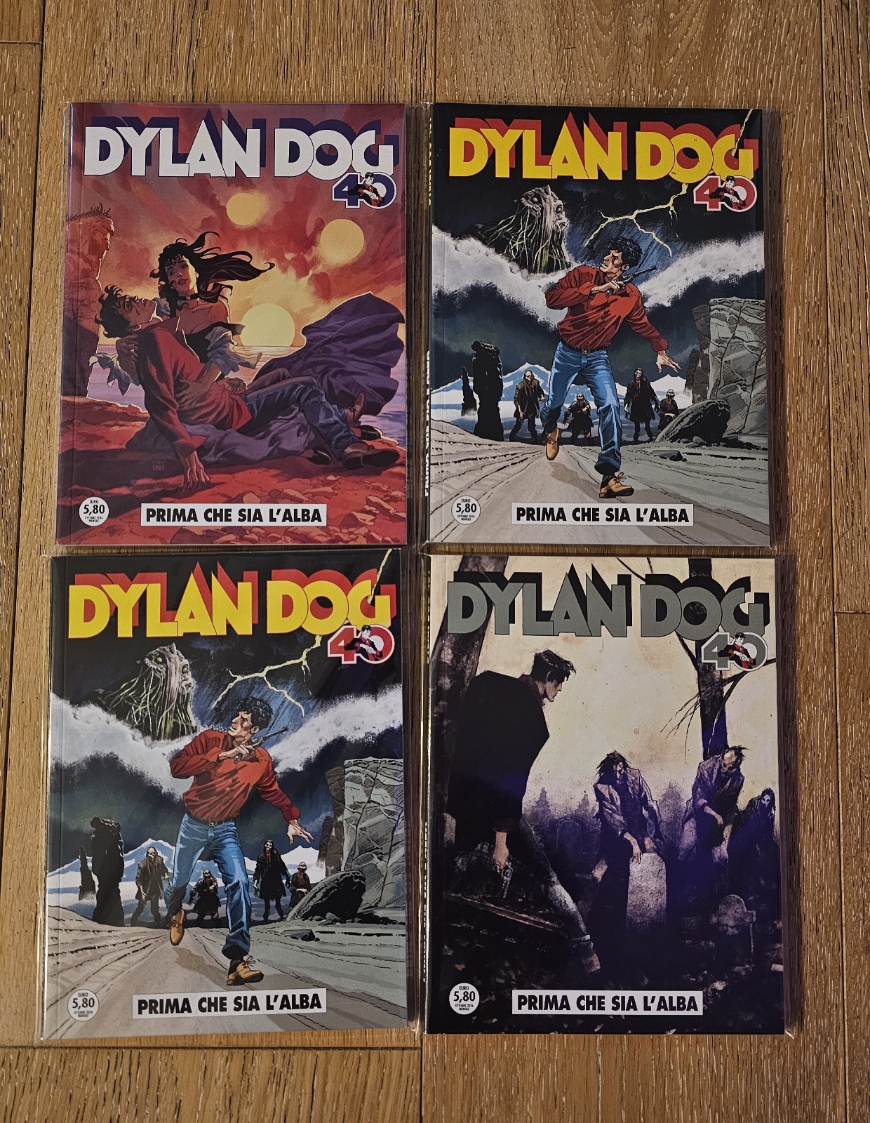 4 Albi  Dylan Dog n.481 Prima che sia l'alba In 3 Vatiant