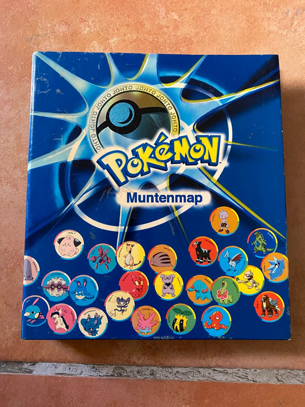 Classeur Jetons Collectors Pokemon Vintage Johto