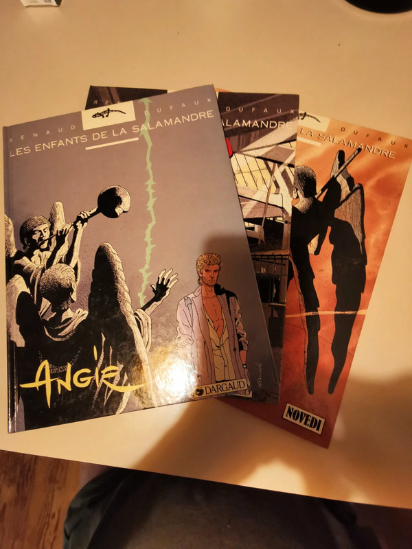 Bd Les enfants de la Salamandre série complete en 3 tomes. Eo