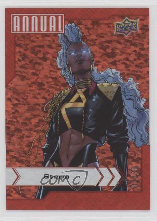2022-23 Upper Deck Marvel Annual Red /90 Storm #89 0ih4