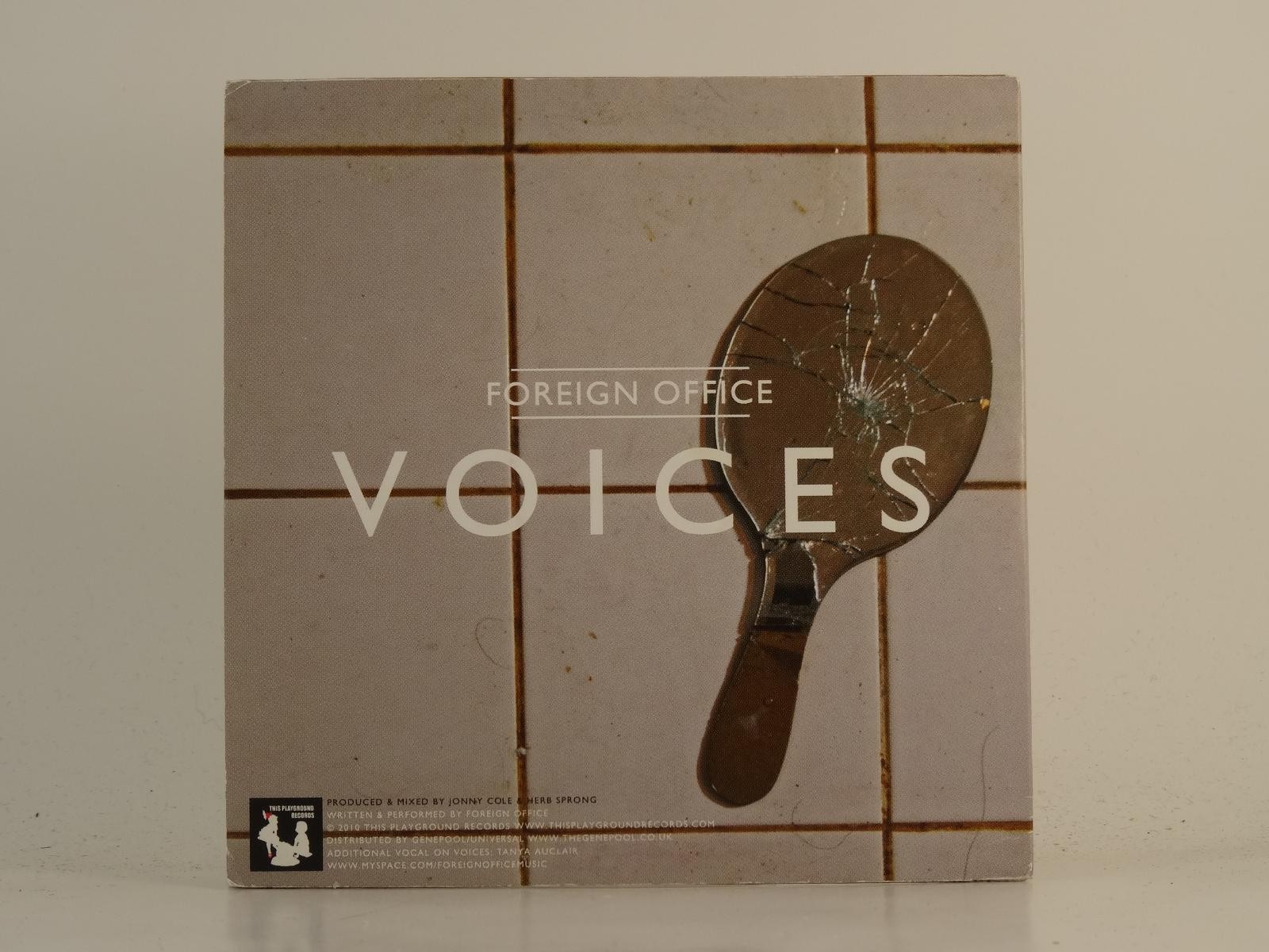 FOREIGN OFFICE VOICES (H1) 1 Track Promo CD Single including Card Sleeve THE PLA