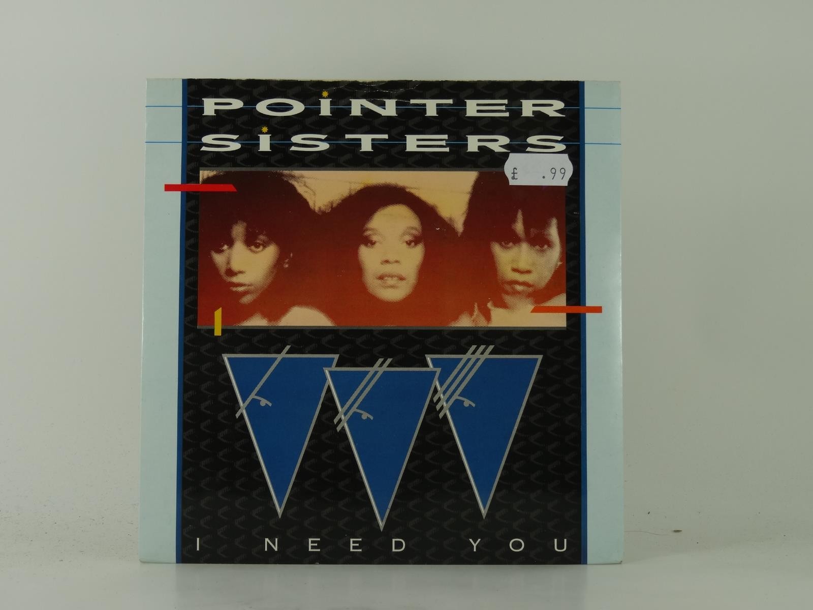 POINTER SISTERS I NEED YOU (1) (7) 2 Track 7" Single plus Picture Sleeve RCA REC
