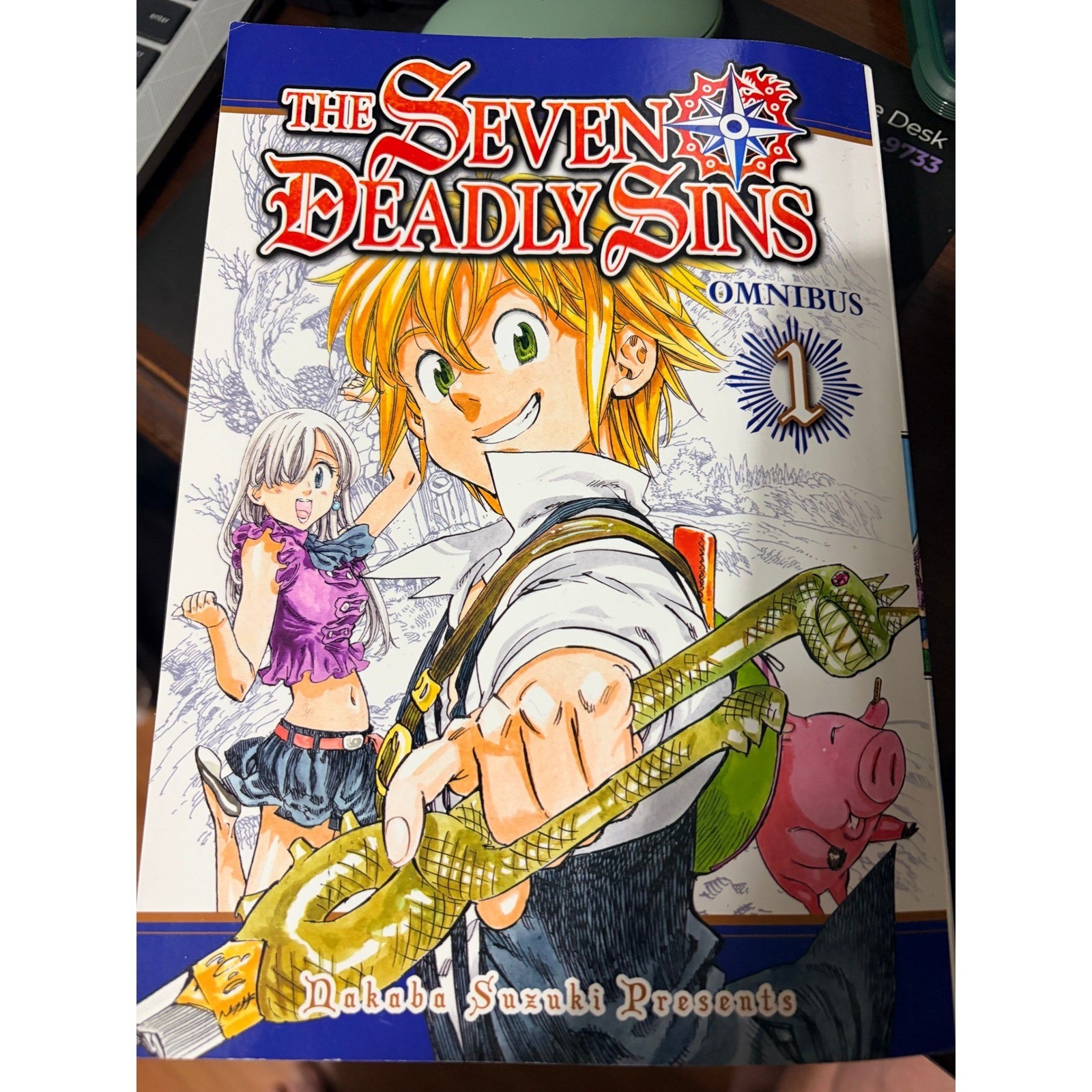 The Seven Deadly Sins Omnibus 1 Manga Vol 1-3 Nakaba Suzuki Kodansha Inglese