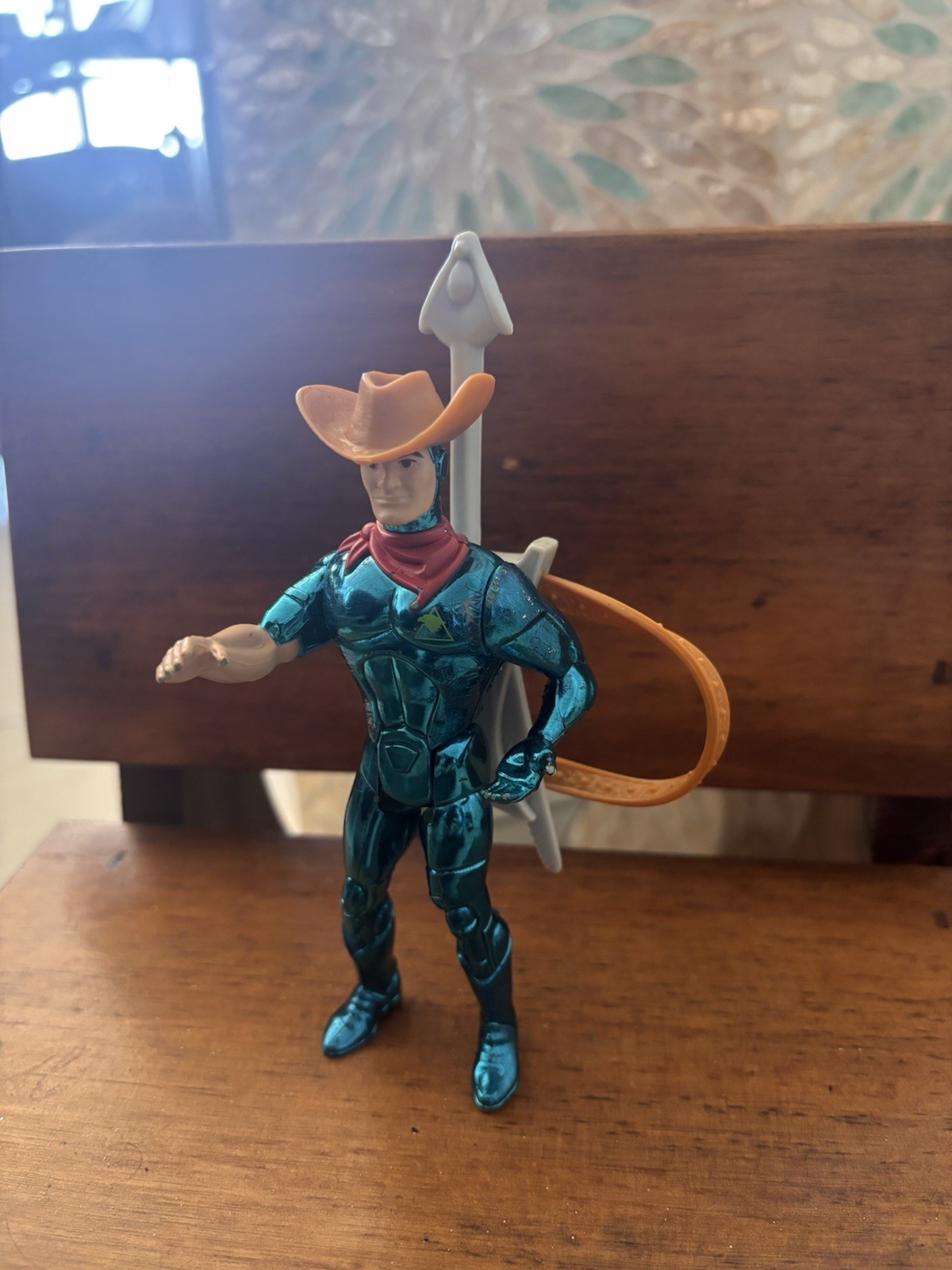 Kenner Silverhawks 1986 Blue Grass Action Figured w/ Side Man / USED