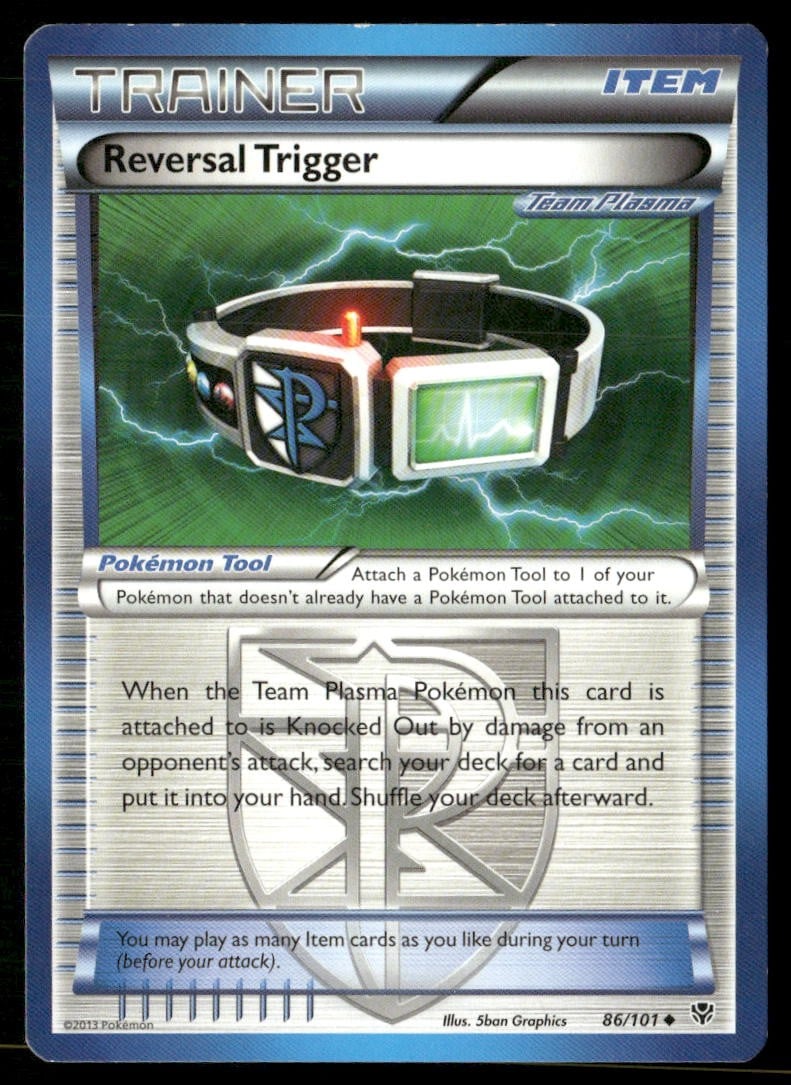 Reversal Trigger 86/101 Pokemon scoppio al plasma non comune molto giocato