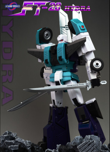 FansToys trasforma Testa Guerriero FT-28 Hydra Bestia a sei facce Ninja staff