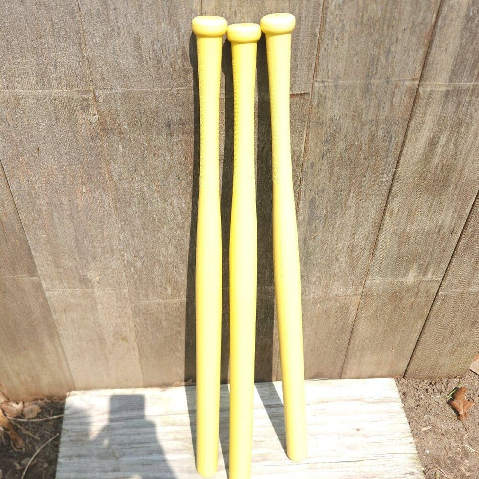 Plastica vintage generazione 3? Wiffle Ball Mazza gialla ufficiale USA set di tre