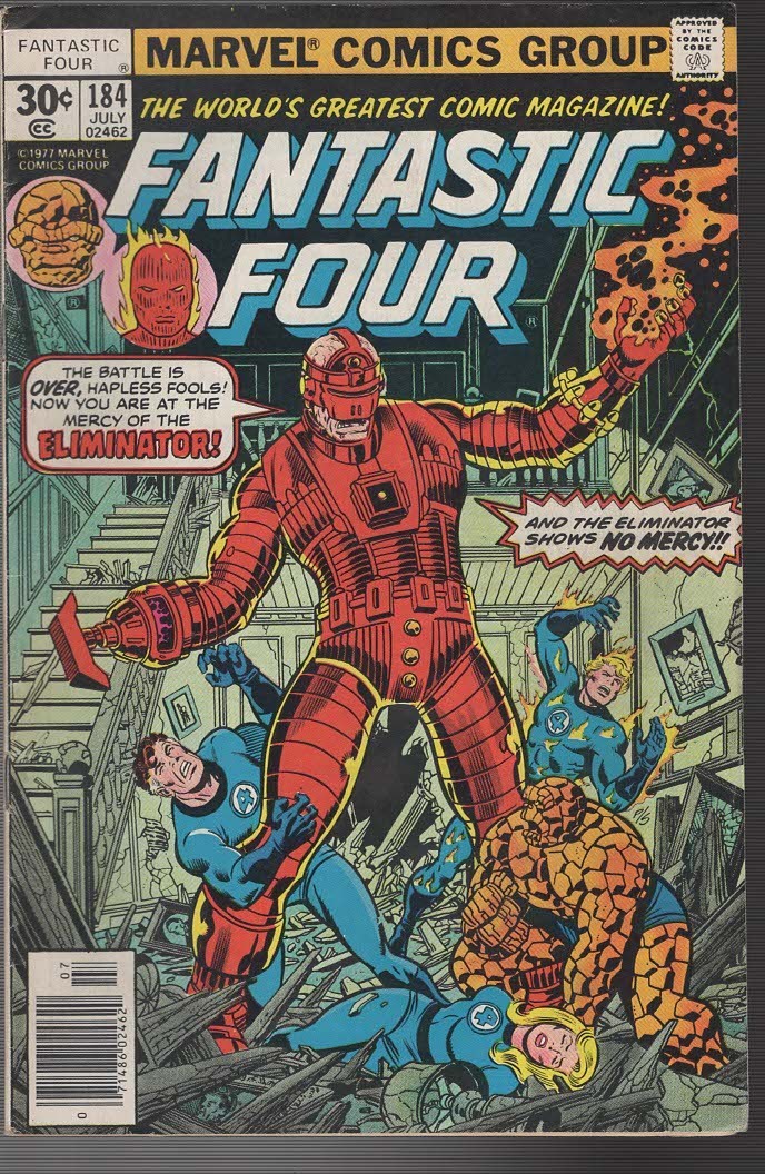 Marvel Comics Fantastic Four #184 Età del Bronzo (1977) Eliminatore!