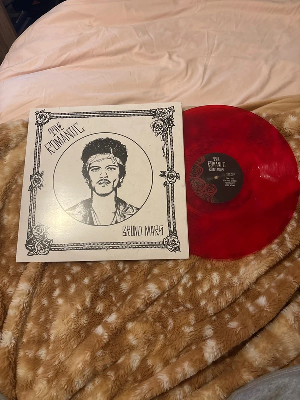 Bruno mars vinyl concert illimité rouge
