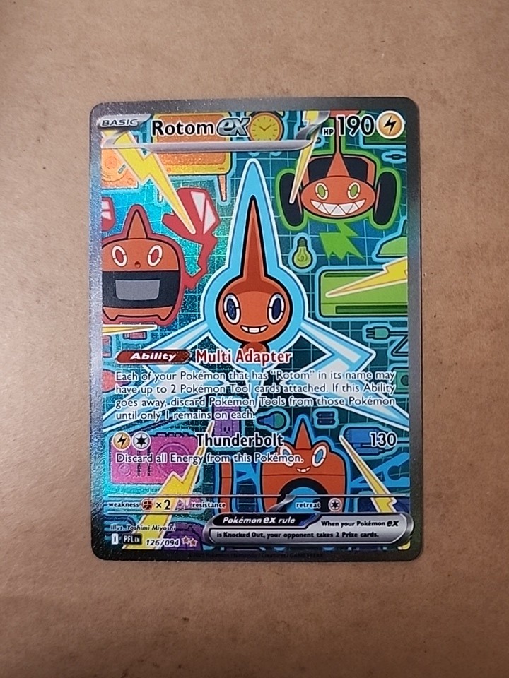Pokémon TCG Rotom EX Illustration Rare Holo 126/094 Phantasmal Flames 190 HP Eng