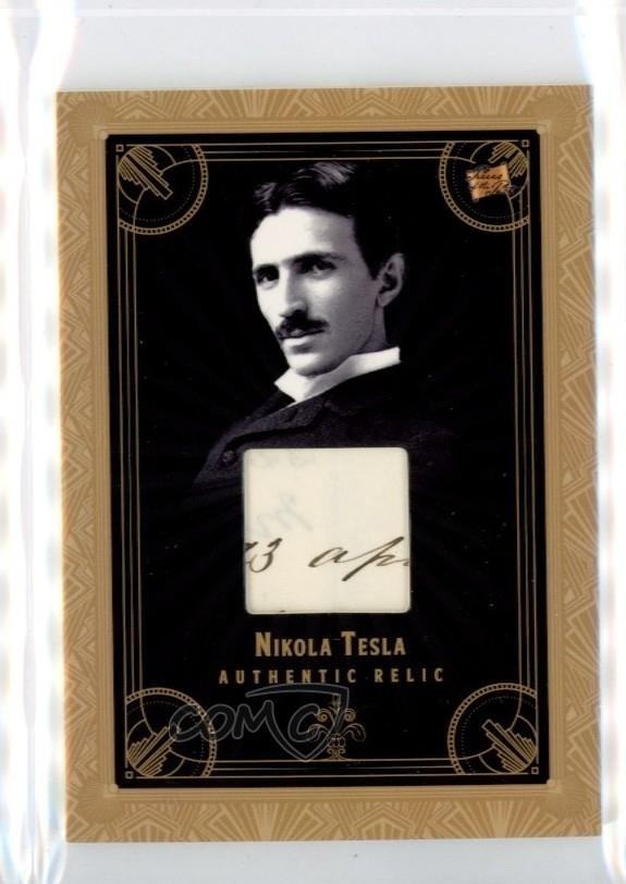 2025 Pieces of the Past Roaring Twenties Edition Relics /25 Nikola Tesla 1zi8