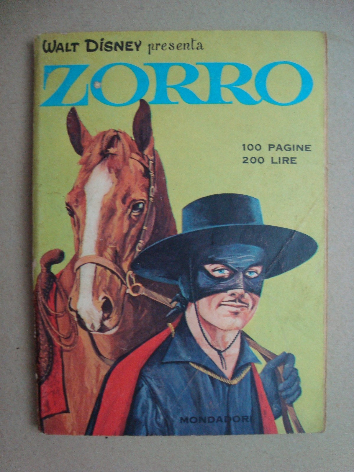 zorro "walt disney presenta" 