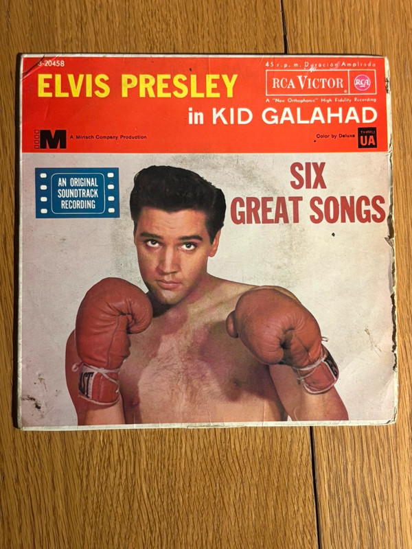 Elvis Presley - Kid Galahad EP 1962 RCA Spain