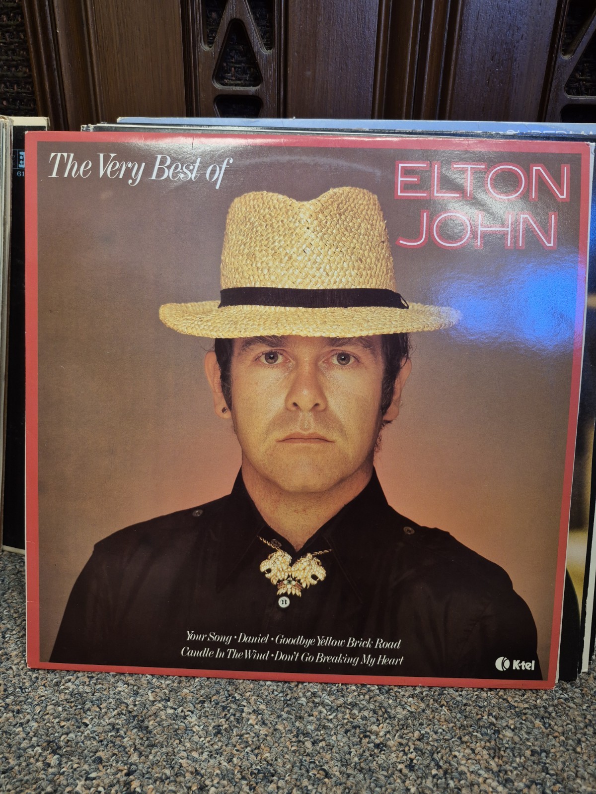 Elton John The Very Best Of 1980 UK K-Tel NE 1094 PRS Vinyl LP EX+ Import