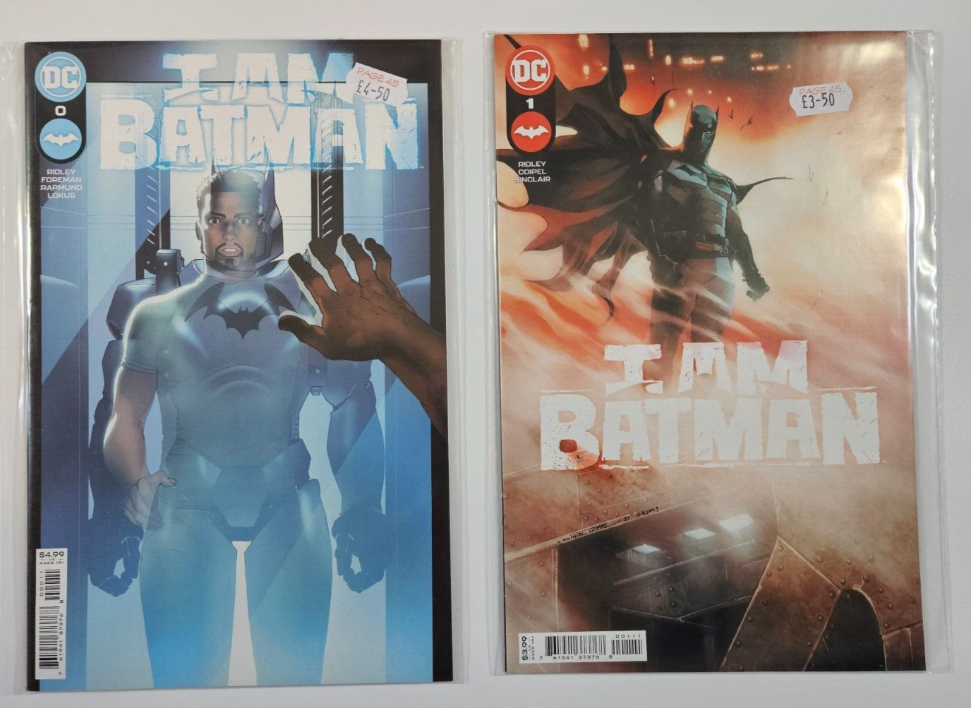 I Am Batman Issues 0 & 1 DC Comics Ridley Foreman Rapmund Lokus